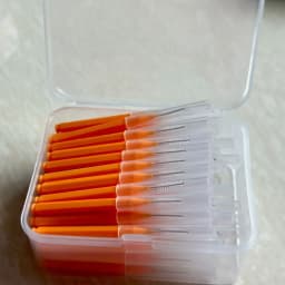80/160 Pcs/Box I-type push pull interdental brush 0.6-1.5Mm Cleaning Between Teeth Oral Care Orthodontic I Shape Tooth Floss