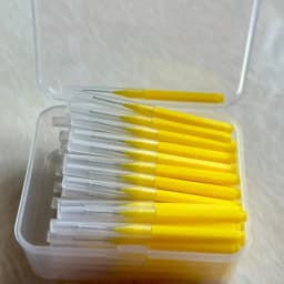 80/160 Pcs/Box I-type push pull interdental brush 0.6-1.5Mm Cleaning Between Teeth Oral Care Orthodontic I Shape Tooth Floss