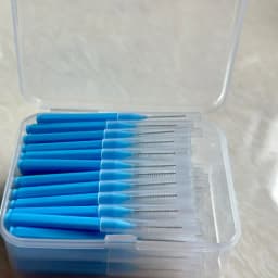 80/160 Pcs/Box I-type push pull interdental brush 0.6-1.5Mm Cleaning Between Teeth Oral Care Orthodontic I Shape Tooth Floss