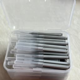 80/160 Pcs/Box I-type push pull interdental brush 0.6-1.5Mm Cleaning Between Teeth Oral Care Orthodontic I Shape Tooth Floss
