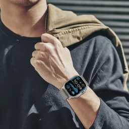 Titanium Band for Apple Watch Ultra 3 4 49mm 44 45 46mm 40 41 Series 12 10 Natural Milanese Loop IWatch Secure Parachute Buckle