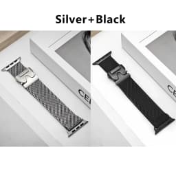 Titanium Band for Apple Watch Ultra 3 4 49mm 44 45 46mm 40 41 Series 12 10 Natural Milanese Loop IWatch Secure Parachute Buckle