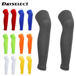 1Pair Knee Over Football Leg Guards Socks Breathable Comfort Calf Long Sock Adult Children Soccer Sports Shin Guards Leg Covers