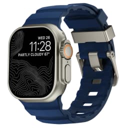 Sport Silicone Band For Apple Watch Ultra 2 10 9 8 7 6 SE 5 4 Titanium Metal Bracelet Strap For iWatch 42mm 44mm 45mm 46mm 49mm