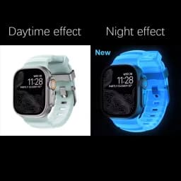 Sport Silicone Band For Apple Watch Ultra 2 10 9 8 7 6 SE 5 4 Titanium Metal Bracelet Strap For iWatch 42mm 44mm 45mm 46mm 49mm