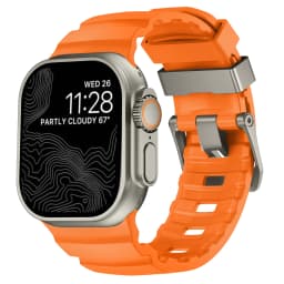 Sport Silicone Band For Apple Watch Ultra 2 10 9 8 7 6 SE 5 4 Titanium Metal Bracelet Strap For iWatch 42mm 44mm 45mm 46mm 49mm