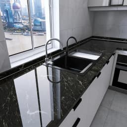 Tile Stickers Waterproof and Oil-proof Kitchen High Temperature Resistant Renovation Self-adhesive Cabinet Countertop Wallpaper