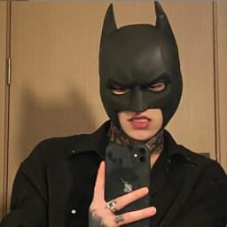 Bat Mask Headgear Latex Material Cosplay Headgear Halloween Night Dance Party Adult Masquerade Mask Latex Mask for Men Anime