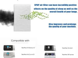 Disposable Universal Replacement Filters Cotton Filter Sleep Snorer CPAP Replacable ResMed AirSense