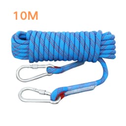 15M/25M/35M Outdoor Static Rope Tomshoo 10mm Climbing Rope for Fire Rescue Safety Escape Climbing Attachment Rugged and Safe