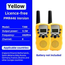 Itsok T388 Long Range Walkie Talkie for Kids FRS 22CH Free License Two Way Radio PMR 8CH Communicator