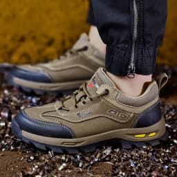 New Men's Safety Shoes, Puncture Resistant Work Shoes, Men's Protective Shoes, Wear-Resistant Work Boots Tactical Boots