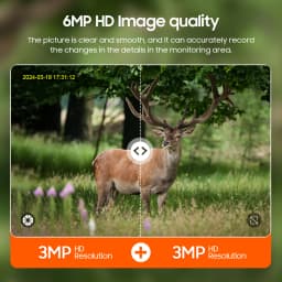 SHIWOJIA 12X ZOOM 4K 8MP Solar Camera Dual lens 4G 360° View Camouflage Color Outdoor Hunting Camera 7800mAh Battery Ubox app