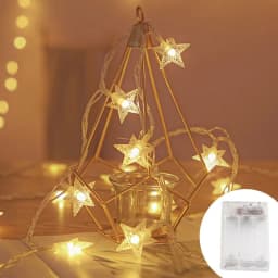 LED Star Fairy Lights Outdoor Chain Lights Garland Bulb String Lights Party Home Wedding Terrace Garden Christmas Decoration