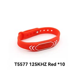 5/10PCS T5577 Rewritable Wristband 125Khz Clone Badge EM4305 Copy Token RFID Changeable Key Bracelet Proximity Card