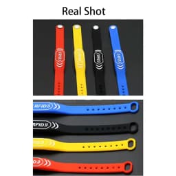 5/10PCS T5577 Rewritable Wristband 125Khz Clone Badge EM4305 Copy Token RFID Changeable Key Bracelet Proximity Card