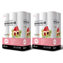 Goodmaner Nature & Bathroom 30m*30 Roll Natural Pulp 100% 3-Ply Toilet Paper
