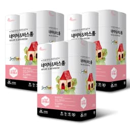 Goodmaner Nature & Bathroom 30m*30 Roll Natural Pulp 100% 3-Ply Toilet Paper