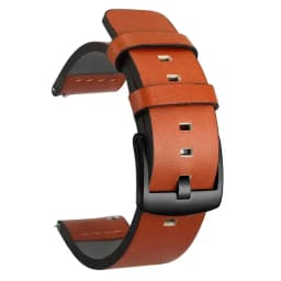 20mm 22mm Leather Strap for Samsung Galaxy Watch 7 6 5 4 6Classic Bracelet for Huawei Watch GT5 3 4Pro Band 18mm 24mm Watchband