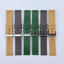 20mm 22mm Leather Strap for Samsung Galaxy Watch 7 6 5 4 6Classic Bracelet for Huawei Watch GT5 3 4Pro Band 18mm 24mm Watchband