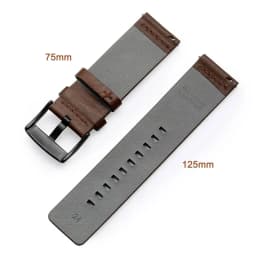 20mm 22mm Leather Strap for Samsung Galaxy Watch 7 6 5 4 6Classic Bracelet for Huawei Watch GT5 3 4Pro Band 18mm 24mm Watchband