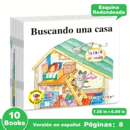 10 fairy tale books in Spanish, a set of Libros bedtime stories to read with colorful content for preschool learning
