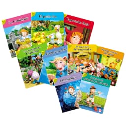 10 fairy tale books in Spanish, a set of Libros bedtime stories to read with colorful content for preschool learning