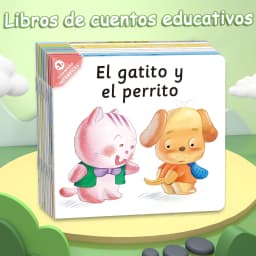 10 fairy tale books in Spanish, a set of Libros bedtime stories to read with colorful content for preschool learning