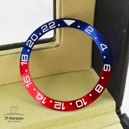 40mm * 31.7mm Ceramic Watch Tilt Bezel Insert Fit 42mm to 44mm Diving GMT Yacht Sea Dweller Watch Cases Watch Ring Accessories