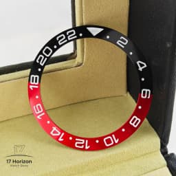 40mm * 31.7mm Ceramic Watch Tilt Bezel Insert Fit 42mm to 44mm Diving GMT Yacht Sea Dweller Watch Cases Watch Ring Accessories