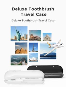 Fairywill Sonic Electric Toothbrush FW-D7 Set USB Charge Toothbrushes Case for Adult with Tooth Brush Heads 5 Mode Smart Time