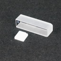 2Pcs 10mm Path Length JGS1 Quartz Cuvette Cell With Lid For Spectrophotometers