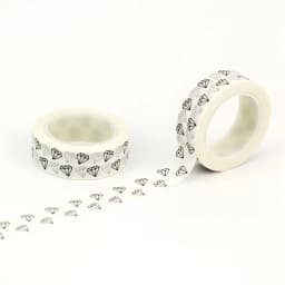 NEW 1PC 10M Decorative Black and White Japanese Washi Tape Set DIY Journaling Adhesive Moon Masking Tape Cute Stationery