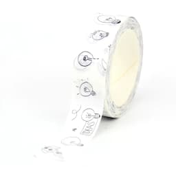 NEW 1PC 10M Decorative Black and White Japanese Washi Tape Set DIY Journaling Adhesive Moon Masking Tape Cute Stationery