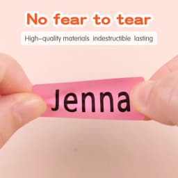 3Size Pink Sticker Custom Personal Name Stickers Personalized Waterproof Tag Label For Scrapbook School Stationery Water Bottle