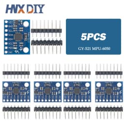 1-10pcs GY521 GY-521 MPU6050 IIC I2C Interface 3 Axis Analog Gyroscope Sensor Accelerometer Compatible Module for Arduino