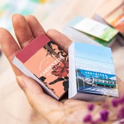 50pcs Life Scenery Sticky Book Style Deco Stationery Scrapbooking Decorative background Stickers Sticky Art Aesthetics Stickers