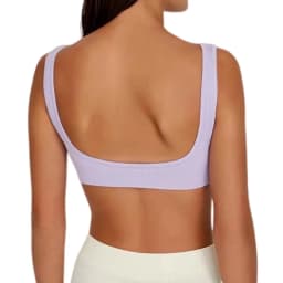 Ribbed Seamless U-Back Bralette Women's Tube Top Bra Wire Free Plunge Underwear Sexy Lingerie Small Cup Intimates M-XL