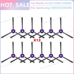 Fit For Midea i5 i5C VCR10W VCR07 VCR08 MR09, Samsung VR05R5050WK, Eureka NER450 Parts Main Roller Side Brush Filter Mop Cloth