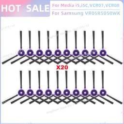 Fit For Midea i5 i5C VCR10W VCR07 VCR08 MR09, Samsung VR05R5050WK, Eureka NER450 Parts Main Roller Side Brush Filter Mop Cloth