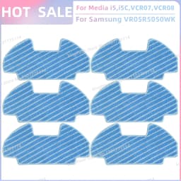 Fit For Midea i5 i5C VCR10W VCR07 VCR08 MR09, Samsung VR05R5050WK, Eureka NER450 Parts Main Roller Side Brush Filter Mop Cloth