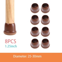 Chair Leg Caps Rubber Feet Protector Stool Table Furniture Leg Cover Non Slip Felt Bottom Pads Round Square Floor Protectors