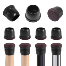 Chair Leg Caps Rubber Feet Protector Stool Table Furniture Leg Cover Non Slip Felt Bottom Pads Round Square Floor Protectors