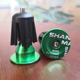 New 9 Colors Are Available Cycling Handlebar Cap Bicycle Grips Aluminum Alloy Bike Handle Bar End Plugs Bicycle Parts