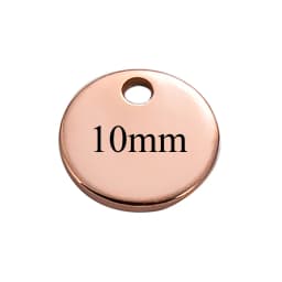 50Pcs/Lot Stainless Steel 6mm 8mm 10mm 12mm Blank Tags DIY For Jewelry Making Round Charms Pendant Wholesale