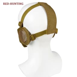 Outdoor Sport Tactical Mask Protective Strike Metal Mesh Airsoft Paintball Metal Mask Half Face Tactical CS Mask