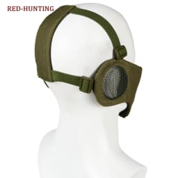 Outdoor Sport Tactical Mask Protective Strike Metal Mesh Airsoft Paintball Metal Mask Half Face Tactical CS Mask