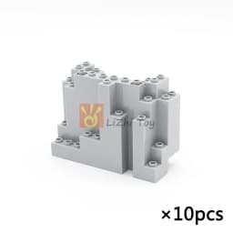 2-10pcs MOC Bricks 6082 Rock Panel 4x10x6 Rectangular DIY Building Blocks Kid Toys Compatible with All Brands City Street View