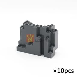 2-10pcs MOC Bricks 6082 Rock Panel 4x10x6 Rectangular DIY Building Blocks Kid Toys Compatible with All Brands City Street View