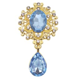 Charm Flower Brooch 10pc 25*45MM Crystal Gold Flat Back 2019 Wedding Wine Glass Ornament Decoraation Crafts Scrapbooking